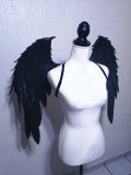 Black wings and more colors for cosplay angel costume any color available cosplay small wings