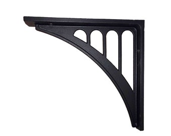 Industrial shelf Bracket  11 inch Cast aluminium Bridge Industrial Shelf Support - Deck Pergola Corbel  These are sold individually