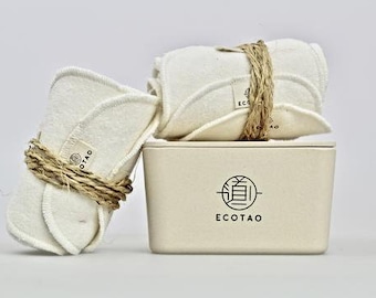 EcoTao Prestige Set of 14 Reusable and Cleansing Wipes