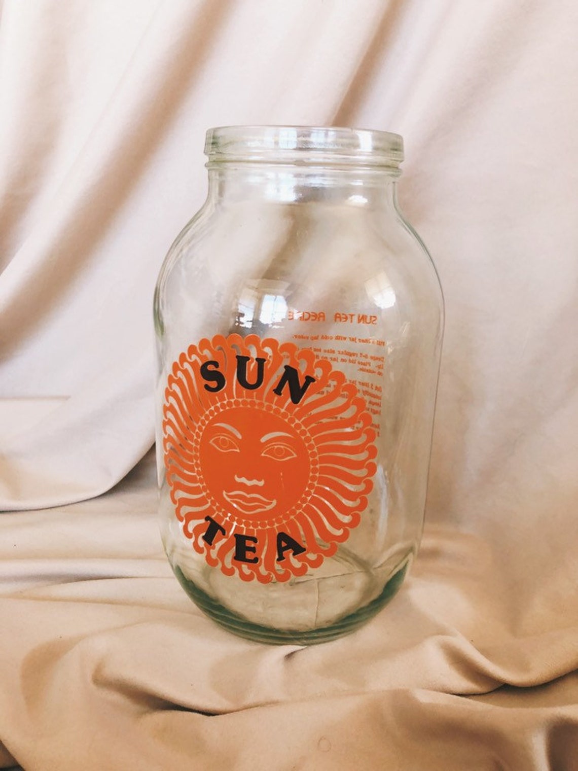 Sun Tea Maker 3 Liter Jar Etsy