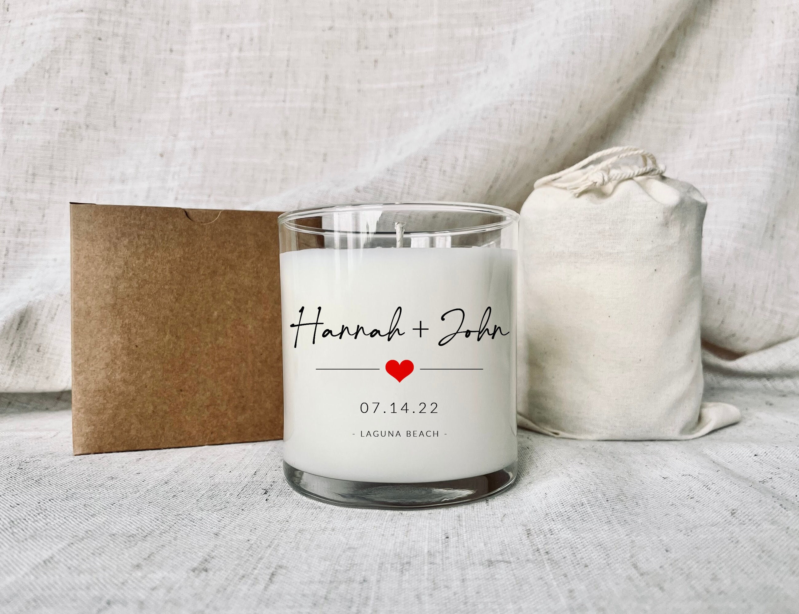 Personalized Picture Soy Wax Candle Custom Photo Anniversary