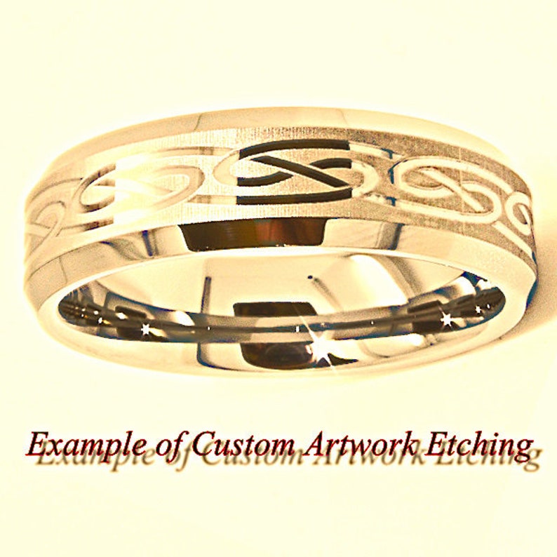 6MM Size 12 Gold Wedding Band Comfort Fit Stainless Steel Friendship Ring Smooth Finish ask for custom engraving!