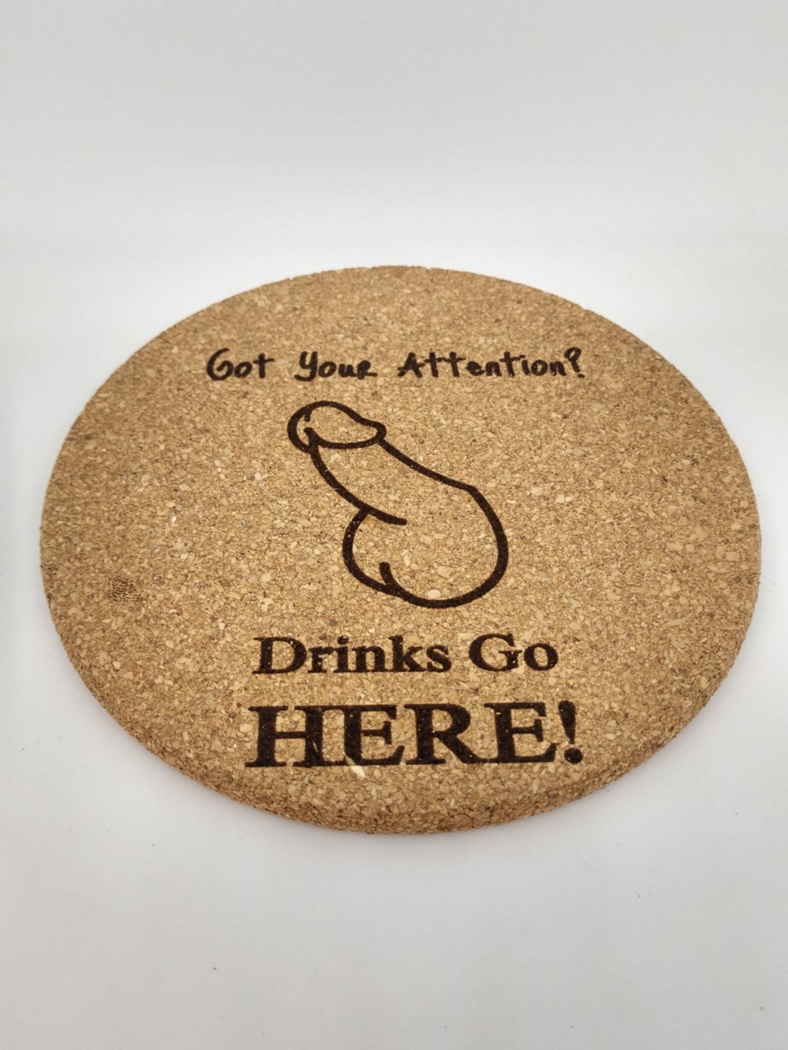 Laser Engraved Funny Gag Gift Coasters Set of 4 Cork Drink Etsy