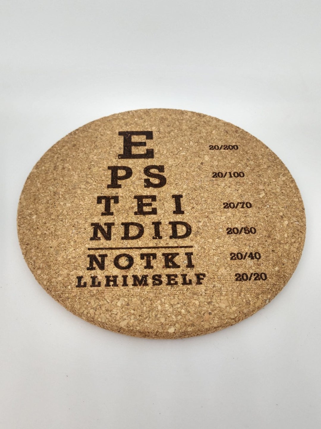 Laser Engraved Funny Gag Gift Coasters Set of 4 Cork Drink Coasters