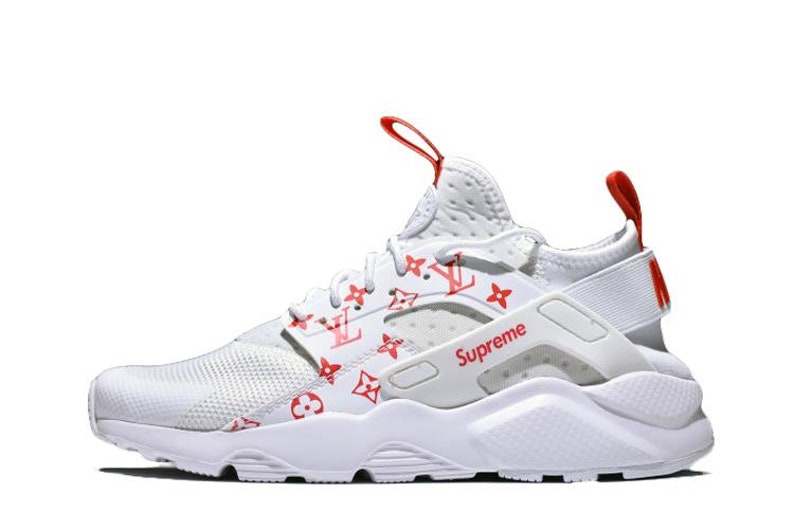 nike huarache supreme x louis vuitton