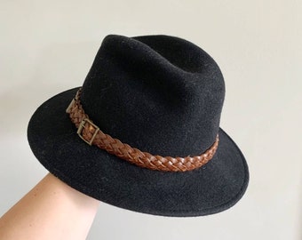 VINTAGE George Bollman & Co. Unisex HAT / 100% Wool Fedora  display picture 3