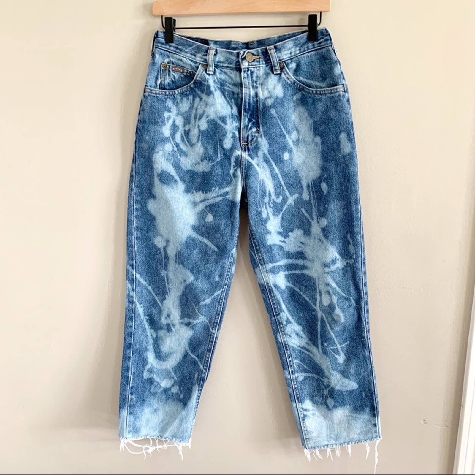 Bleached Jeans - Etsy
