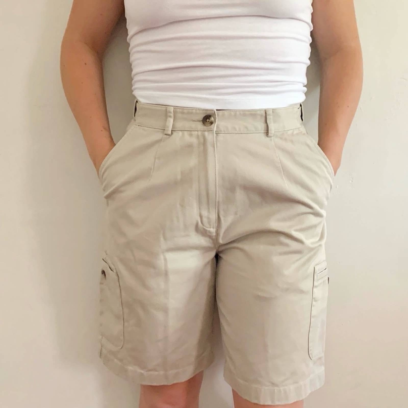 L.L. Bean Vintage Cargo Hiking Shorts 