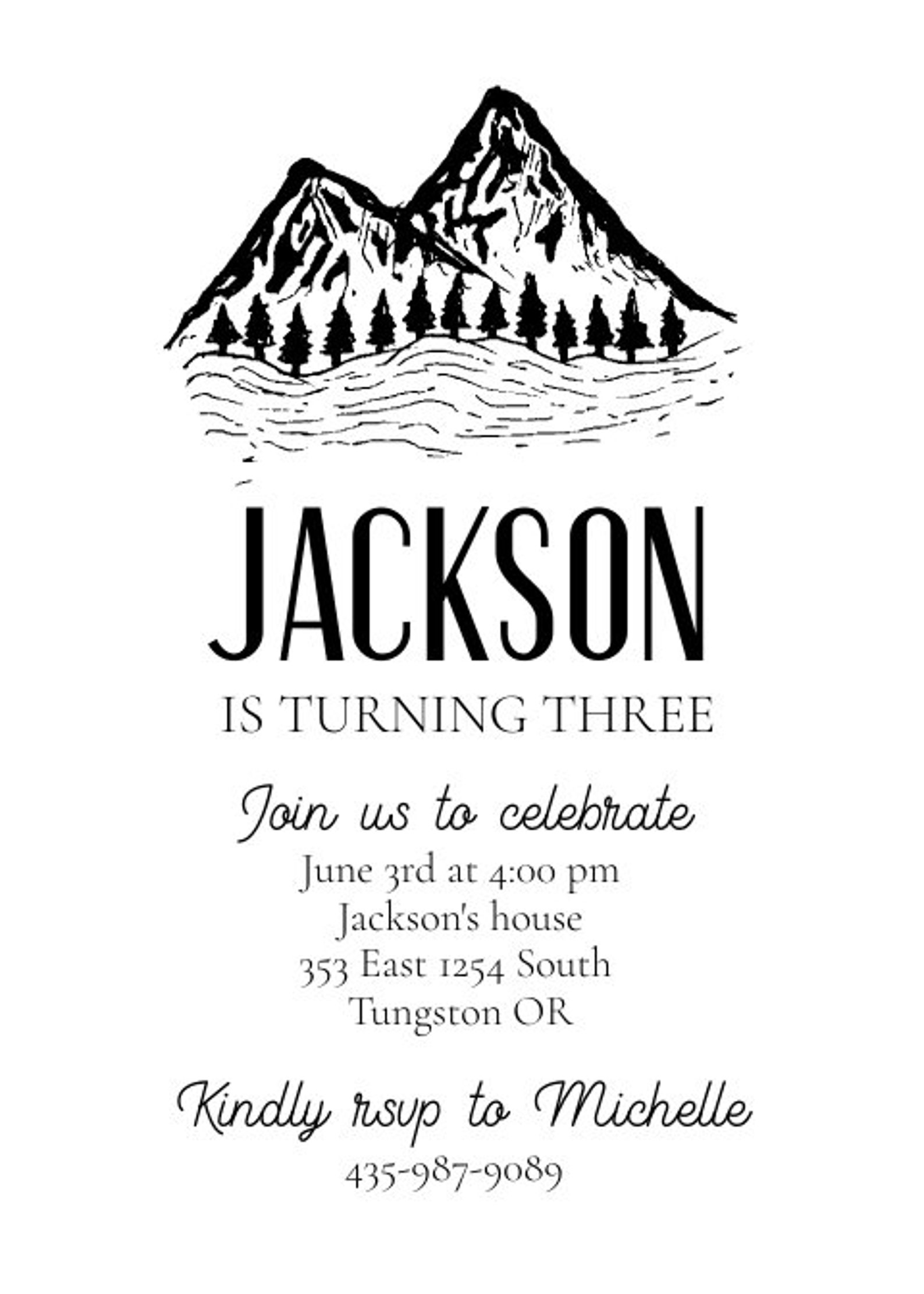Printable Adventure Birthday Invitation, Editable, Adventure Birthday ...
