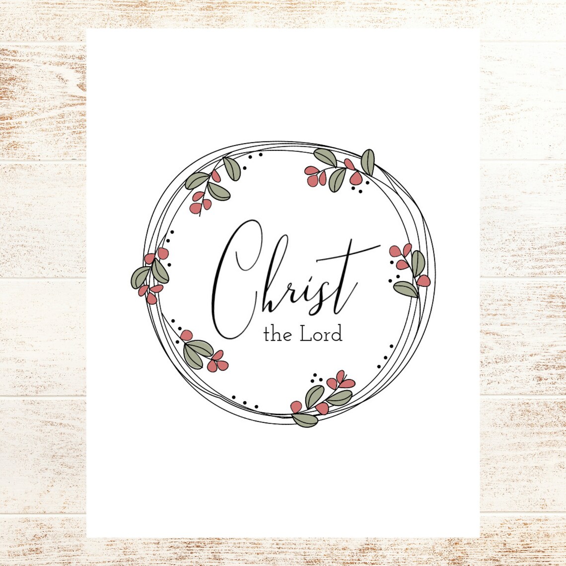 Oh Come Let Us Adore Him Printable Art Set, Christ Centered Christmas ...