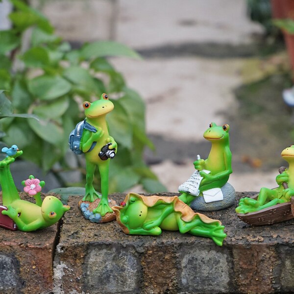 Fairy Garden Frog Etsy