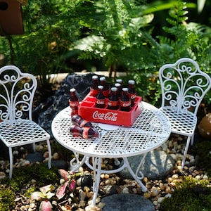 A Set of 5pcs Fairy Garden Accessories Miniature Chairs, Table and