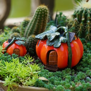Miniature Small Mixed Sized Pumpkin House Fairy Garden Accessories
