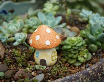 Fairy Garden Accessories Fairy Mushroom House, Miniature Gardening, Terrarium Supply