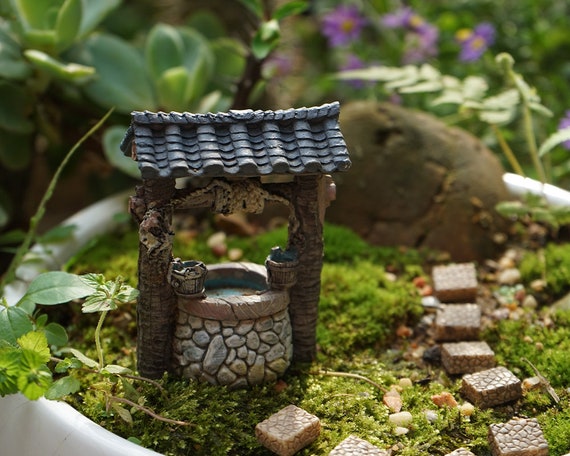Miniature Outdoor Flower Fairy Garden Set Fish Tank Decor Set Miniature Outdoor Flower Fairy Garden Set Fish Tank Decor Set