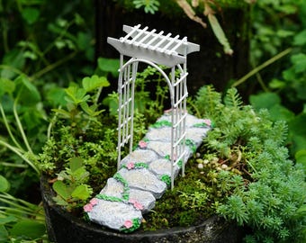 Arco In Resina Per Giardino Delle Fate - Touch Of Nature - MI 55903 - Miniatura Incantata Multicolore