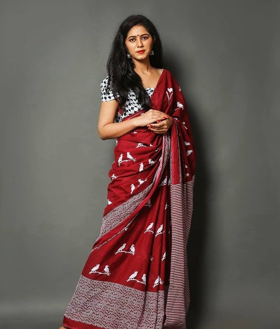 birthday party wear saree