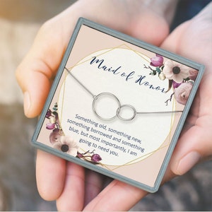 Maid of Honor Gifts for Maid of HonorProposal Gifts, Personalized Wedding Gifts for Maid of Honor Gifts for Bridesmaid Maid of Honor Gifts image 1