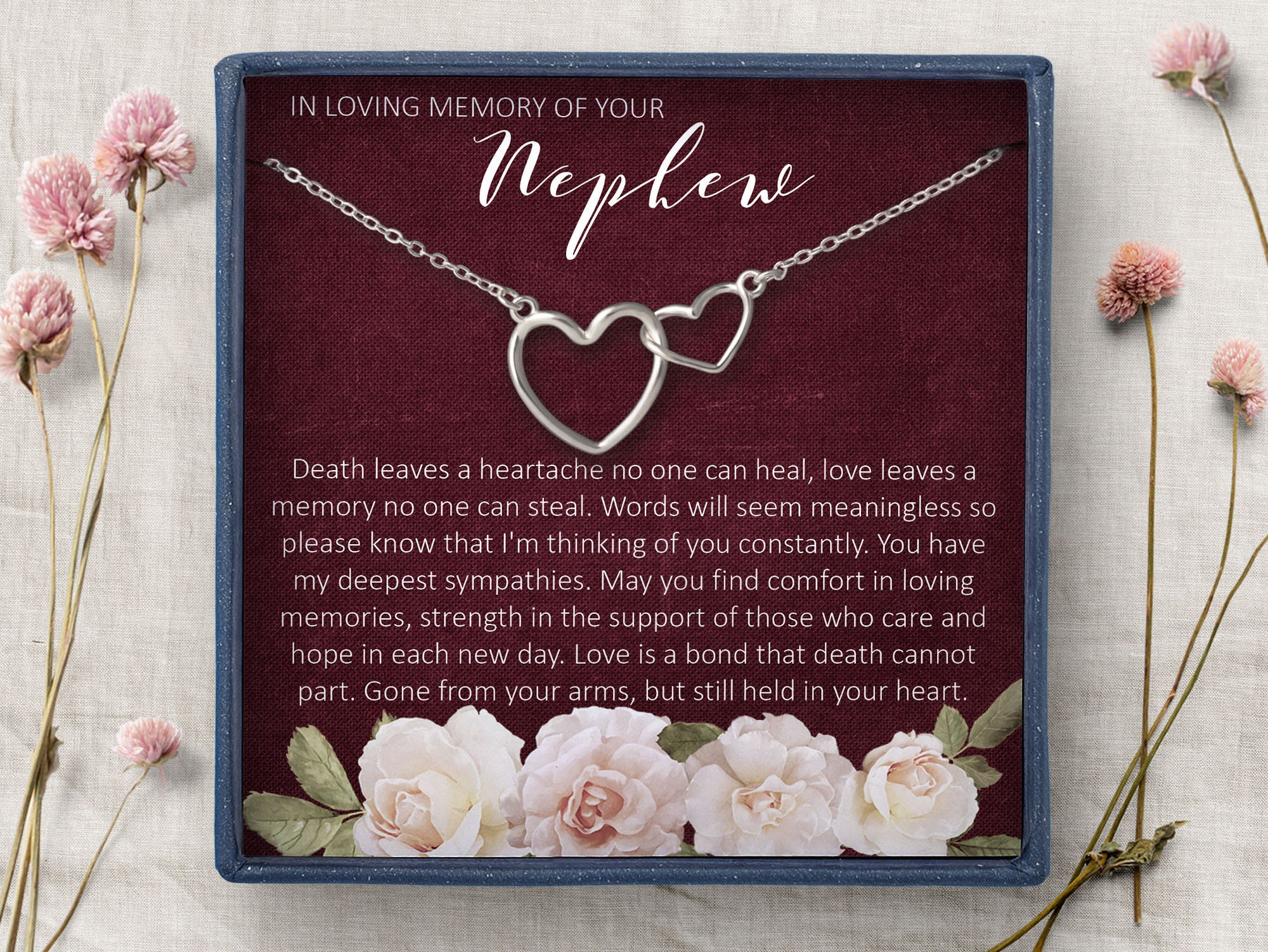 In Loving Memory of Nephew Gift for Nephew Memorial Gift for Etsy