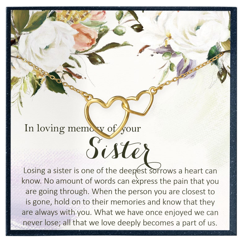 In Loving Memory of Your Sister Grief Gifts for Grieving Gift Etsy