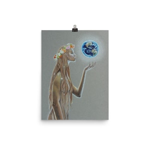 Earth Goddess "Creatrix" Poster/Fine Art Print