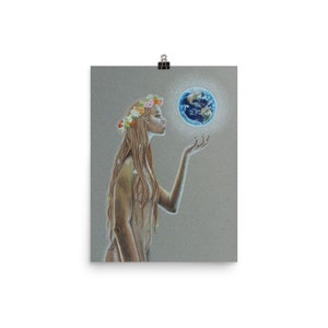 Earth Goddess "Creatrix" Poster/Fine Art Print