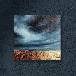 Clouds with Gold Leaf