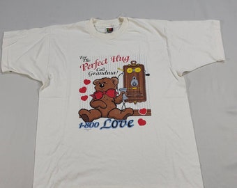 Vintage Bear Grandma Graphic Shirt Size Medium