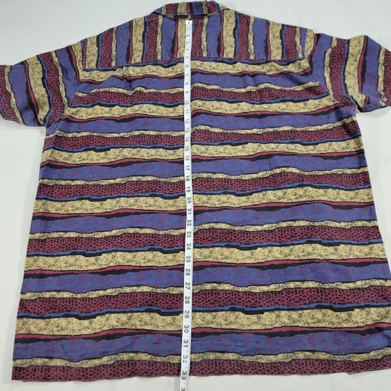 City Streets Multicolored Button Shirt Mens 2XL - image 4