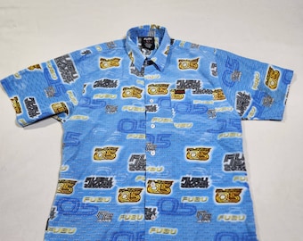 Vintage FUBU Button Shirt Boys Size Medium