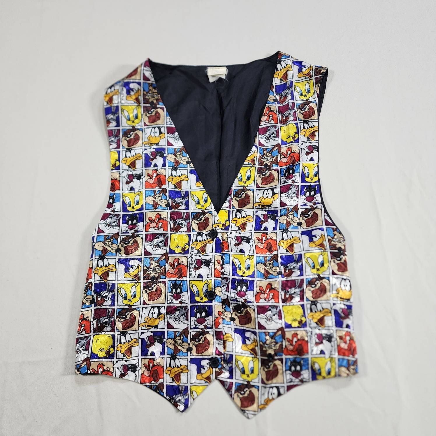Looney Tunes Dress Vest Size Small