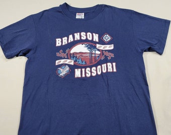 Vintage Branson Missouri Travel Shirt Mens Large