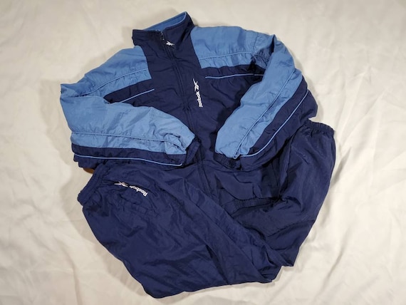 Reebok Womens Running Tracksuit Windbreaker Blue S