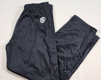 Vintage Converse All Star Mesh Snap Athletic Jogger Pants XL
