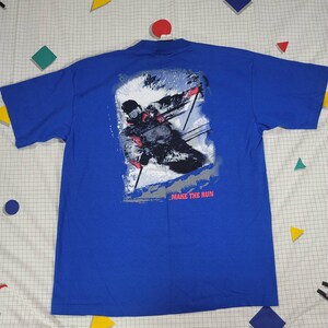 Marlboro Adventure Team Ski Pocket Bkue Shirt Size XL