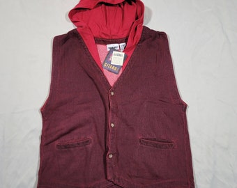 Hooded Sweater Vest - Etsy