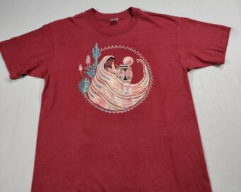 Maiden West Native American Navajo Aztec Single Stitch Mens XL