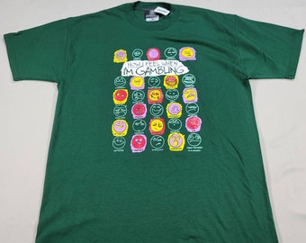 NWT Vintage Paradise Casino Gambling Shirt Mens Large
