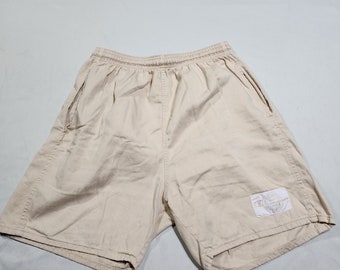 Vintage Champion Beige Tan Shorts Mens L