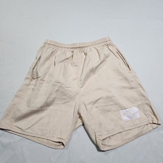 Vintage Champion Beige Tan Shorts Mens L