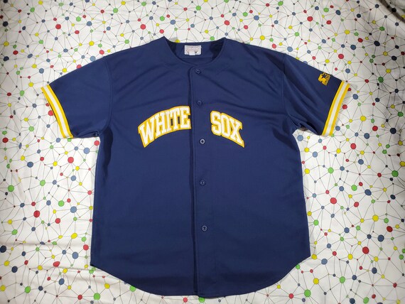 blue white sox jersey