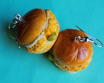 Pendientes de sándwich de pollo