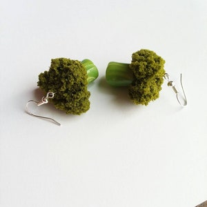 Broccoli earrings image 1