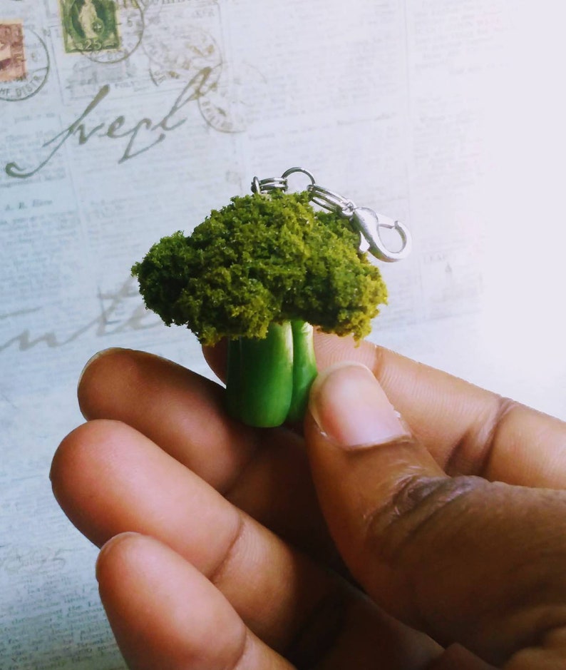 Broccoli earrings image 2