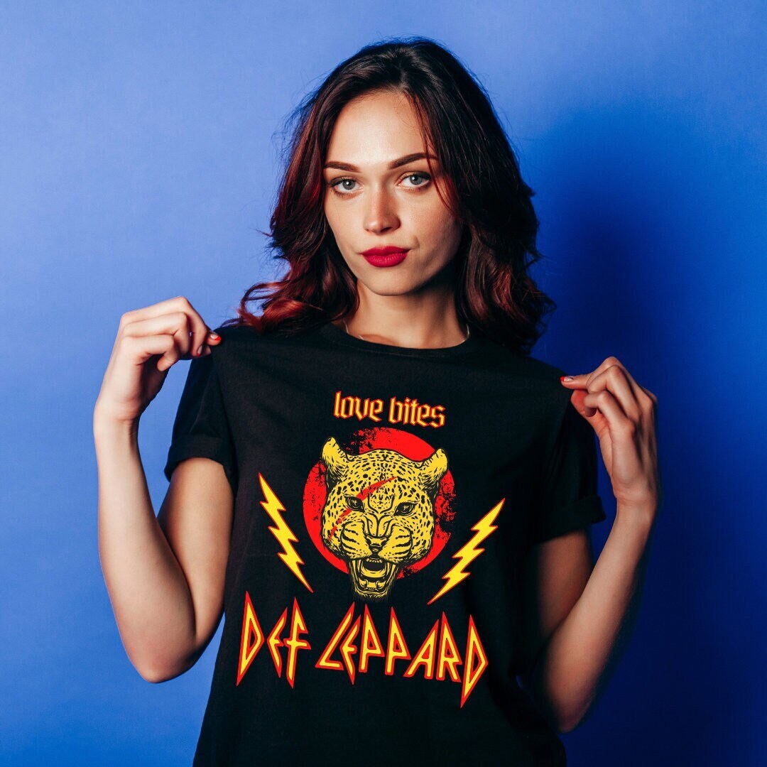 Def Leppard Shirt Gift for Fans,love Bites Album Shirt for Def Leppard