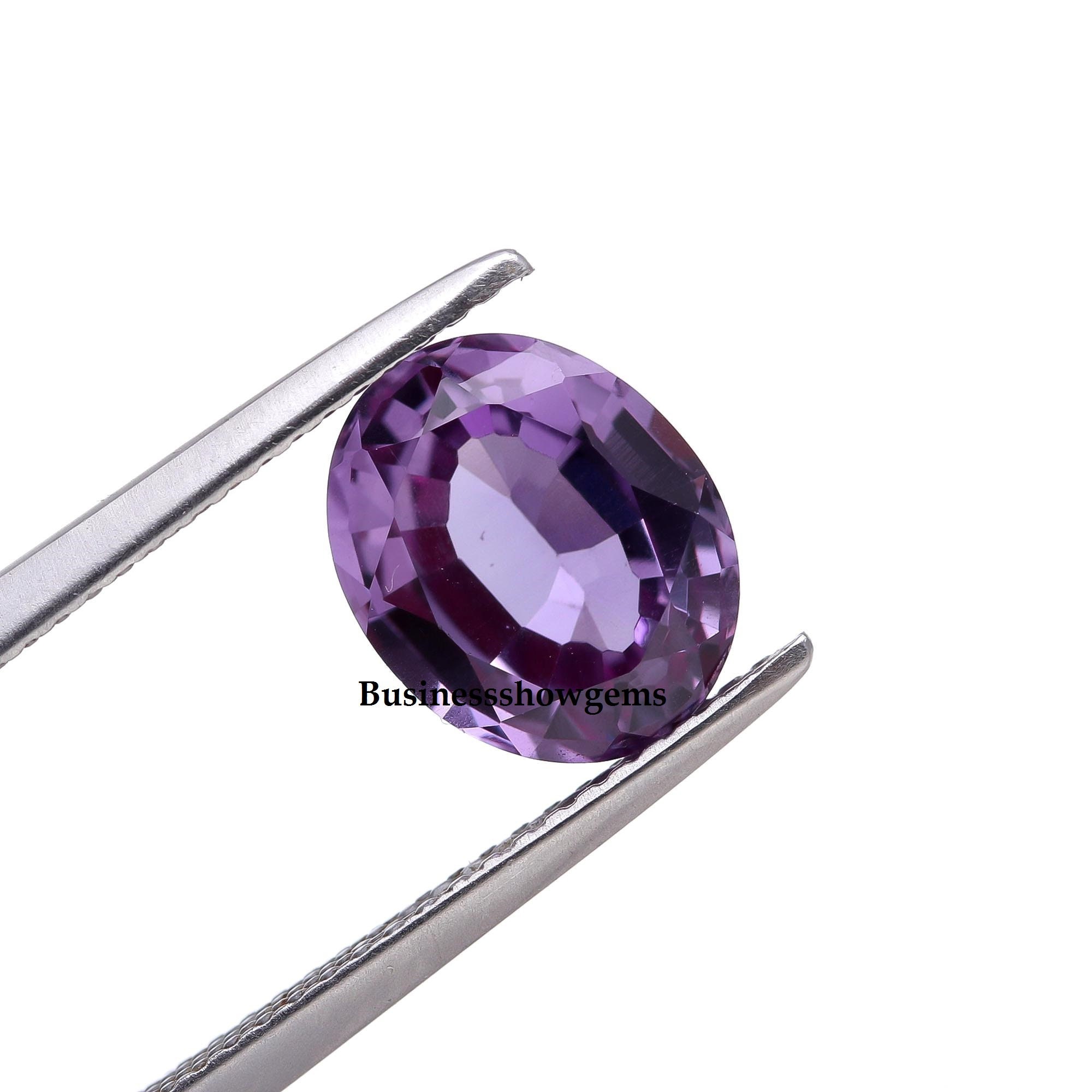 Alexandrite Beads Oval Synthetic Alexandrite (Color Change
