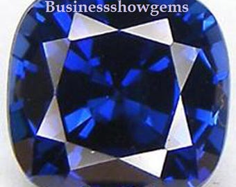 AAA Labbtillverkad Blå Safir Korund, Kuddslipad, Smyckessten (4 mm-18 mm)