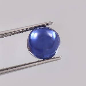 Synthetic Lab Created AAA Rated Blue Tanzanite Plain Round Ball Cabochon Gemstone Without Drill, Sizes 7mm-12mm, (#-5970)
