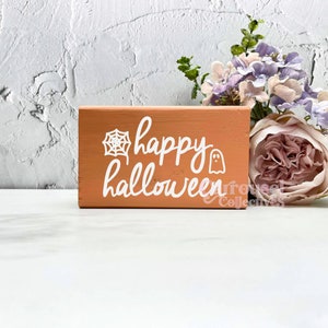 Happy halloween Wood Sign, halloween decor, halloween sign, spooky decor, creepy signs, spooky sign, halloween decorations