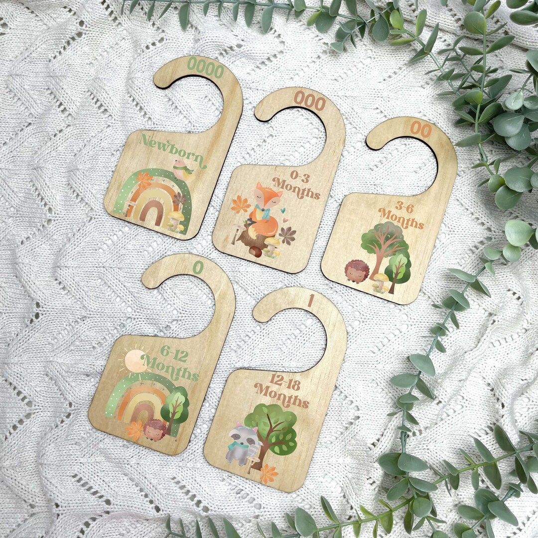 Animals Nursery Clothes Dividers, Clothes Organiser, Baby Cloths